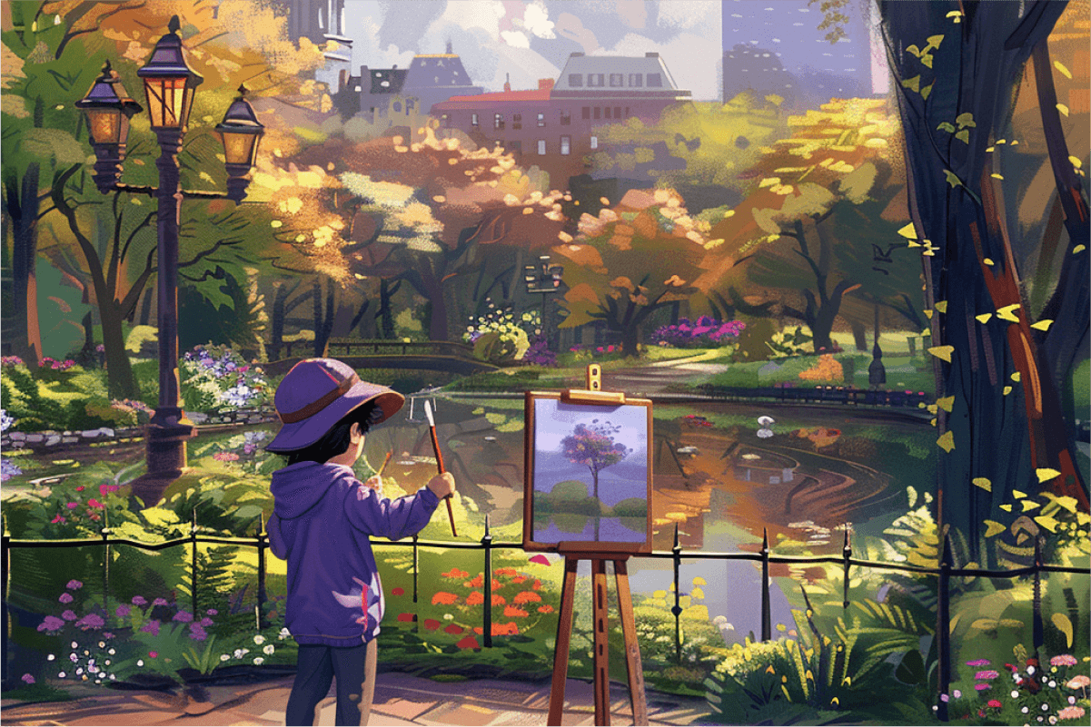 kids art activities near boston public garden