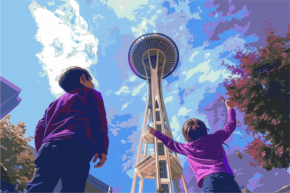 Things to do with kids in Seattle Space Needle