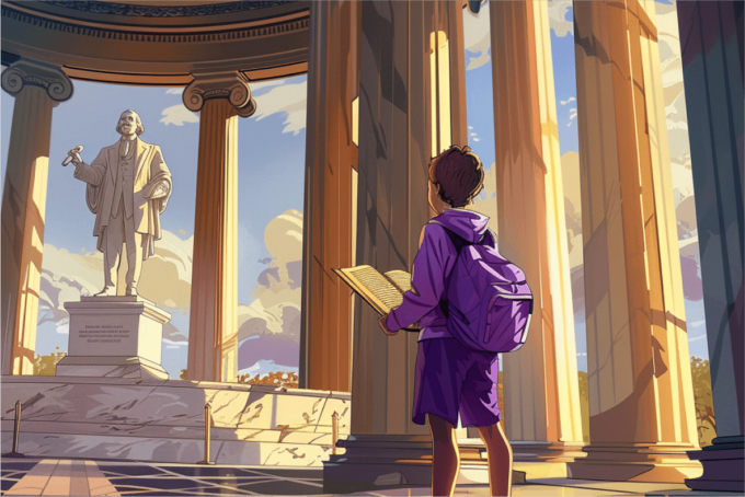 Fun Social Studies Activities for Kids near the Jefferson Memorial