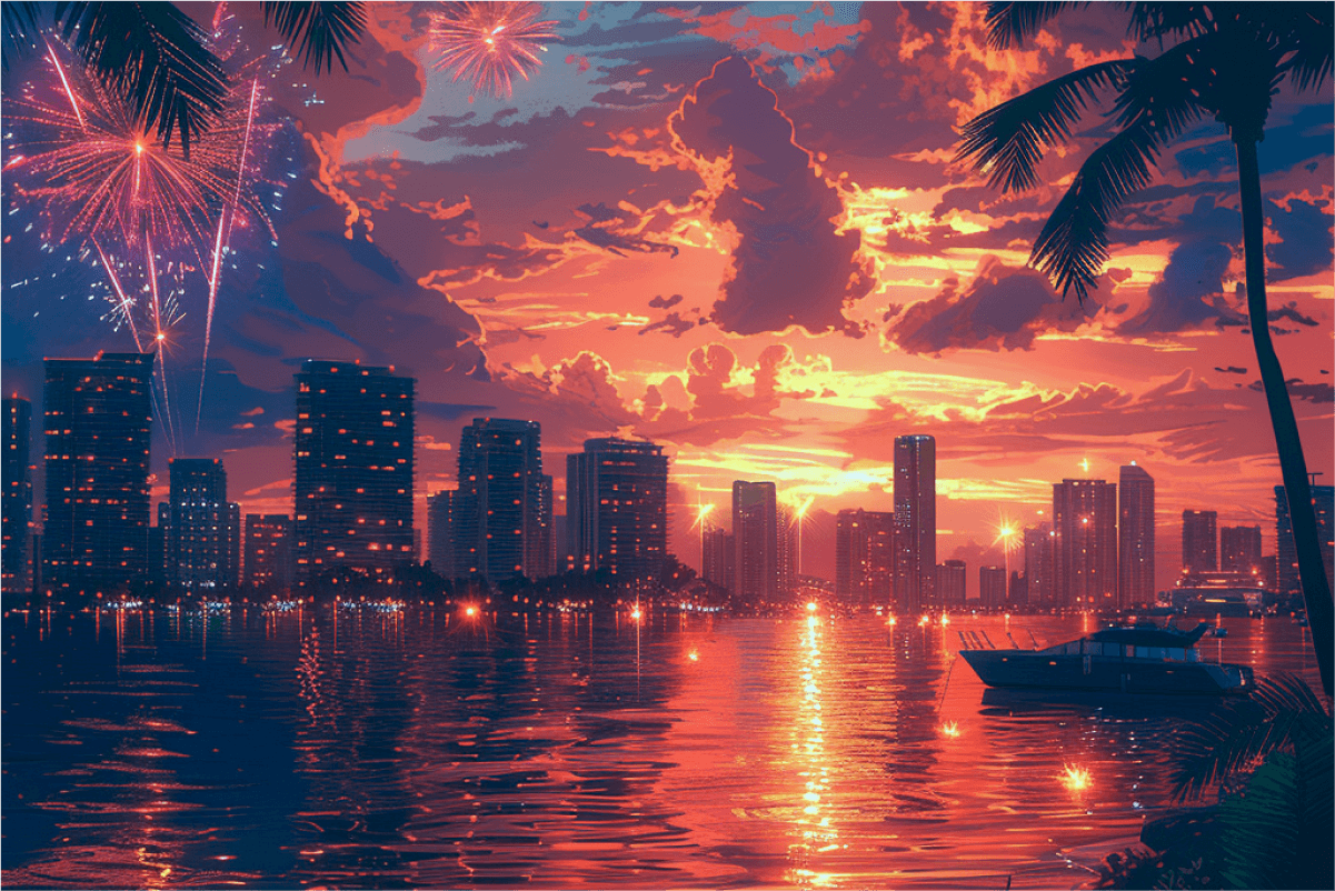 Best Miami 4th of July Fireworks to Enjoy with Kids